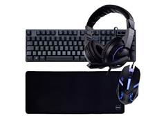 HEADSET+MOUSE+MOUSE PAD+TECLADO DAZZ PT