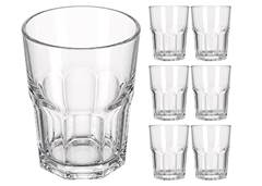 JOGO DE COPO C/6 VIDRO MOR 300ML RETRO