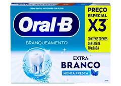 CR DE ORAL-B  70G EXTRA BRANCO C/3