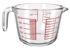 JARRA MEDIDORA VIDRO 500ML PLASVALE 9129