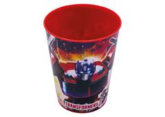 COPO DECORA 320ML PLASVALE TRANSFORMERS