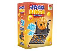 JOGO BINGO TABULEIRO DM TOYS C/12 CARTEL