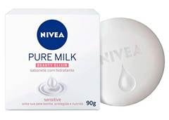 SBT NIVEA 90G PURE MILK SENS