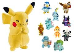 PELUCIA POKEMON 8” 14,5X17,5CM SORT