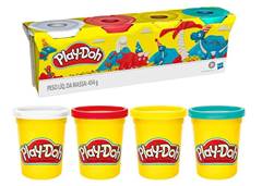 MASSA PLAY-DOH CORES SORTIDAS C/4