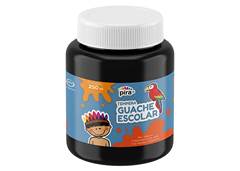 TINTA GUACHE PIRA 250ML PRETO GE2250