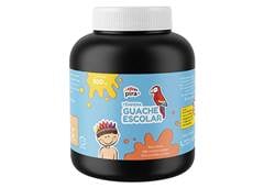 TINTA GUACHE PIRA 500ML PRETO GE2500