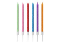 VELA ANIVERSARIO C/GLITER CORES SORTIDAS