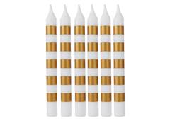 VELA PALITO BRANCA E DOURADO