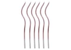 VELA ESPIRAL ROSE GOLD METALIZADA 17CM
