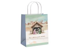 SACOLA PAPEL SAGRADO MFM 21,5X15X8 P