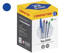 CANETA COMPACTOR TOP 2000 C/100 AZUL