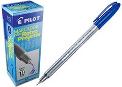 MARCADOR RETROPROJETOR 1MM PILOT AZUL