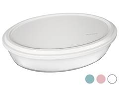 ASSADEIRA OVAL PEQ C/TP PL COL MARINE 6345