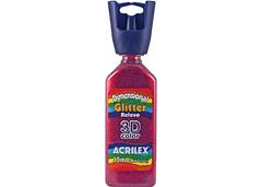TINTA DIMENSIONAL AC GLITER 35ML VERMEL
