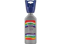 TINTA DIMENSIONAL AC METALLIC 35ML PRATA