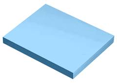 PAPEL SENNINHA AZUL 210X297 C/100F