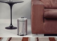 LIXEIRA INOX TRAMONTINA C/PEDAL 5L BRASI