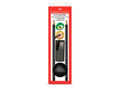LAPIS GRAFITE FC GRIP C/2+BOR+AP PT SM