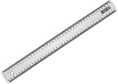 REGUA PLAST 40CM SUPER WALEU CRISTAL