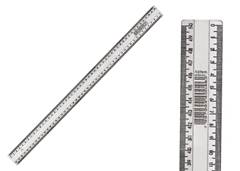 REGUA PLAST 50CM SUPER WALEU CRISTAL