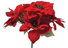 ENF ARV BOUQUET 35CM 5FLORES VM VELUDO