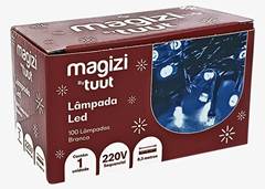 LAMPADAS NATAL LED C/100 BCA 5,50M C/PIS
