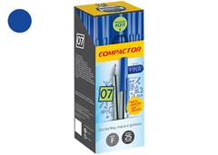 CANETA COMPACTOR 07 C/25 AZUL