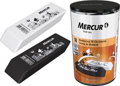 BORRACHA MC TR DECORADA PT/BCA 1051