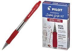 CANETA PILOT BPGP-10R-M VERMELHA