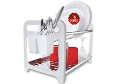 ESCORREDOR INOX P/16 PRATOS MAK INOX 