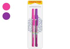 CANETA COMPACTOR 0.7 C/2 PINK/VIOLETA SM