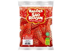 BALAO BOLINHA 9.0 VERM.QUENTE/ PRET C/25