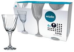 TACA P/AGUA LIRIO 365ML NADIR 7034