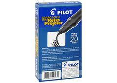 MARCADOR RETROPROJETOR 2MM PILOT PRETO