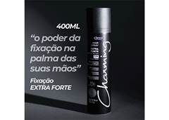 HAIR SPRAY CHARMING 400ML BLACK FIX S/PE
