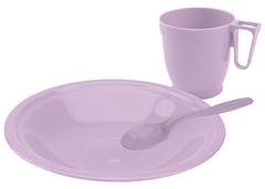 KIT CANECA/PRATO/COLHER JAGUAR