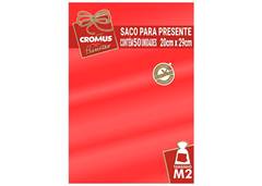 SACO METALIZADO 20X29 C/50 VERMELHO 