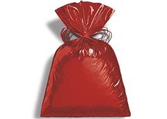 SACO METALIZADO 25X37 C/50 VERMELHO 