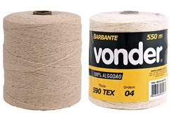 BARBANTE ALGODÃO 550M 4X4 VONDER