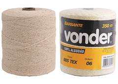 BARBANTE ALGODÃO 350M 4X6 VONDER