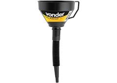FUNIL PLAST VONDER FLEXIVEL PRETO 160MM