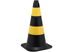 CONE POLIETILENO VONDER 50CM PT/AM