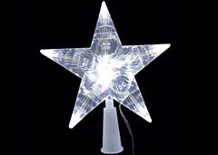 ESTRELA P/ARVORE DE NATAL LED 10L BRANCA