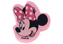 BORRACHA MOLIN MINNIE MOUSE C/2 SM 