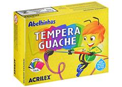 TINTA GUACHE 15ML ACRILEX C/12 MARROM