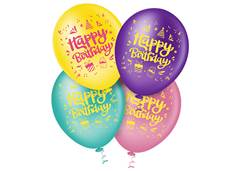 BALAO DECOR. HAPPY BIRYHDAY SORT 10 C/25