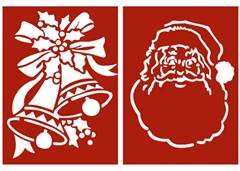 MOLDE PINTURA NATALINO 25X35CM