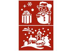 MOLDE PINTURA NATALINO 25X35CM