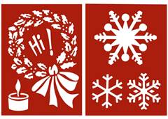 MOLDE PINTURA NATALINO 25X35CM